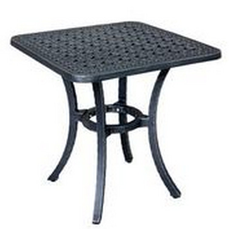 Astoria Grand Andreea Metal Outdoor Side Table Wayfair Canada